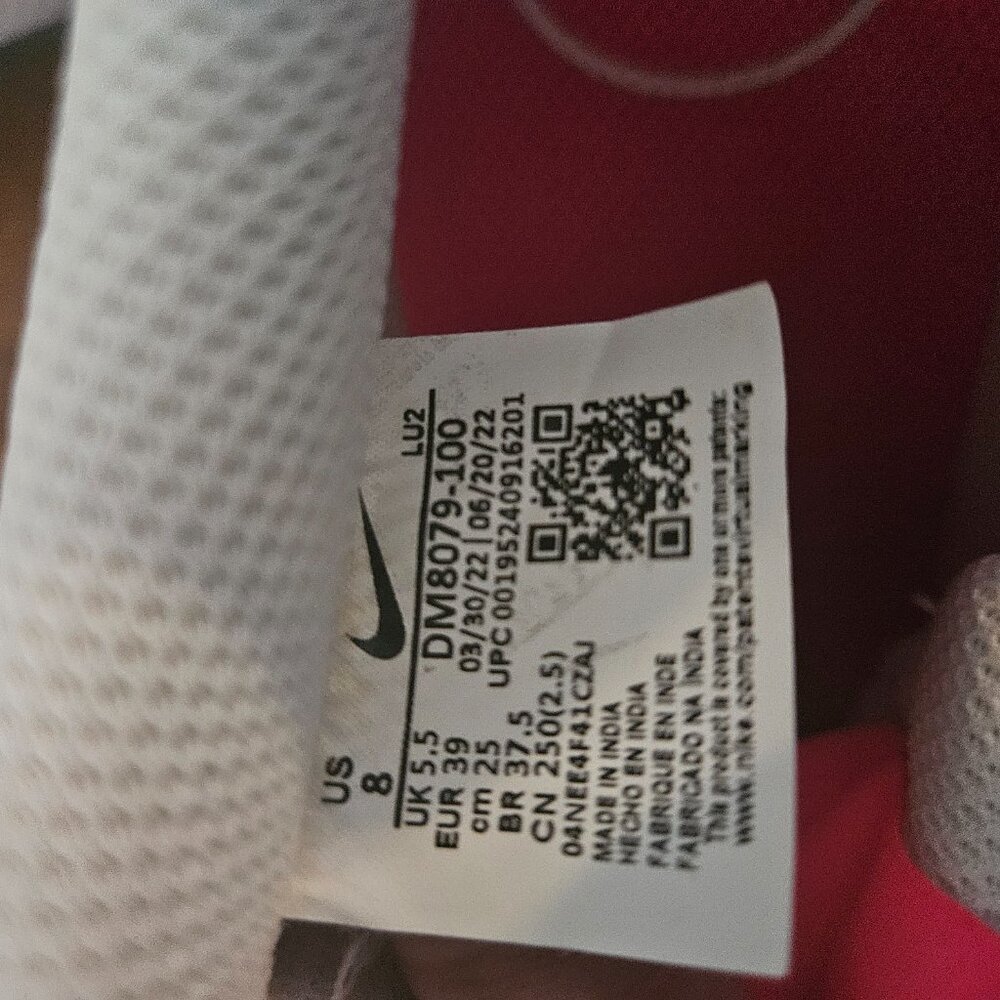 Women's Nike Court Vision Low sneakers - Size 8 LIKE NEW! - Picture 7 of 8